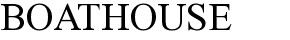 boathouse