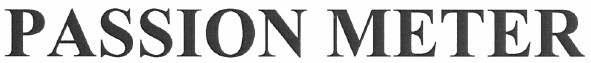 passion meter