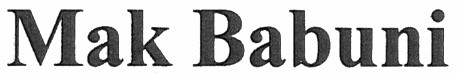 mak babuni