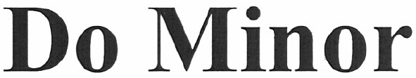 do minor