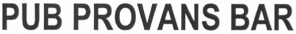 pub provans bar