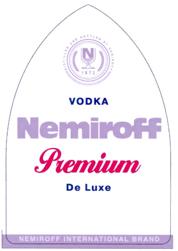 distilled and bottled by nemiroff
