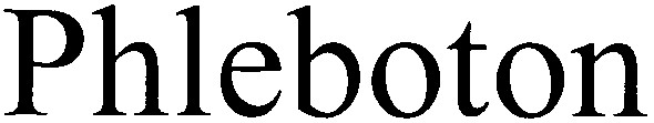 phleboton