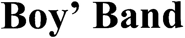 boy` band