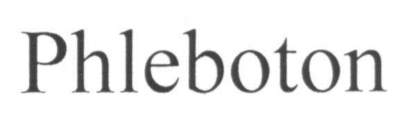 phleboton