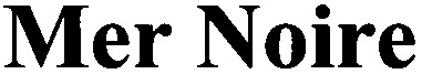 mer noire