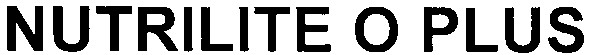 nutrilite o plus