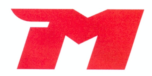 м