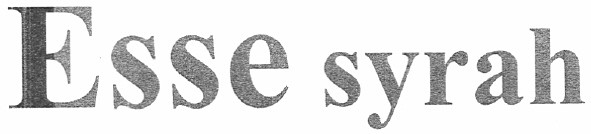 esse syrah