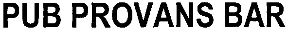 pub provans bar