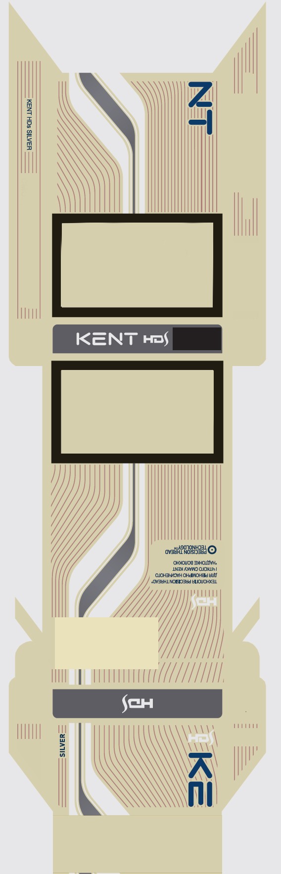 технологія precision thread для рівномірно насиченого і чіткого смаку kent надтонке волокно