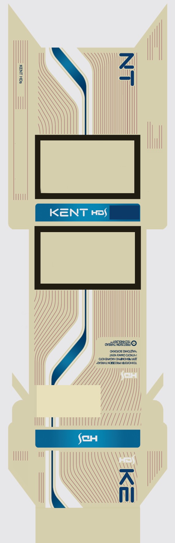 технологія precision thread для рівномірно насиченого і чіткого смаку kent надтонке волокно