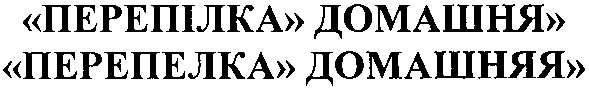 перепелка домашняя
