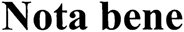 nota bene