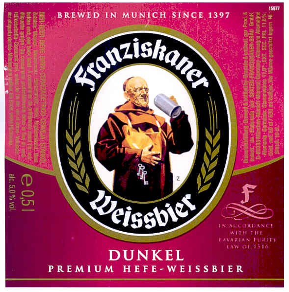 brewed in munich since 1397