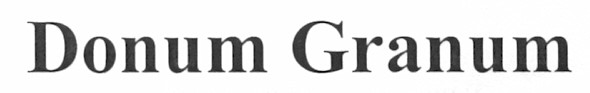 donum granum