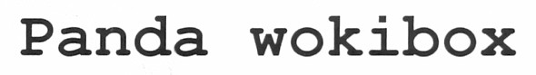 panda wokibox
