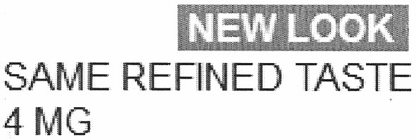 same refined taste 4 mg