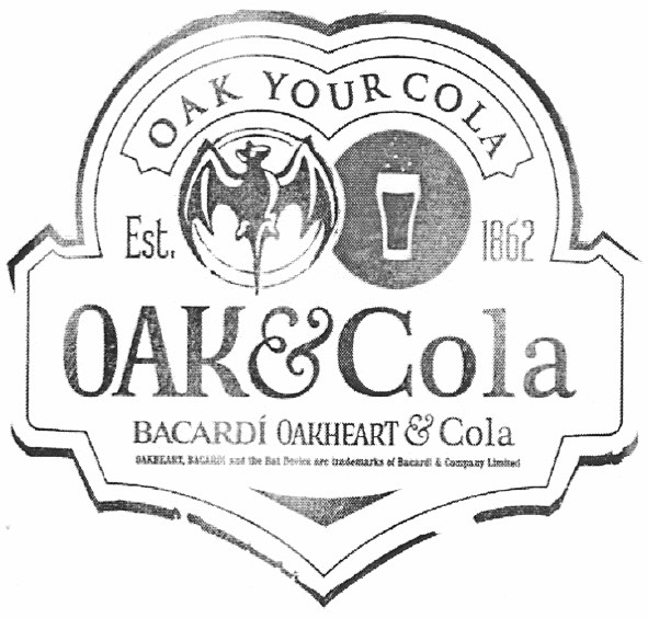bacardi oakheart & cola