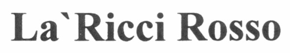 la`ricci rosso