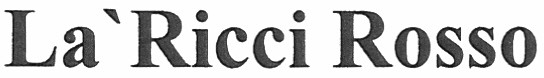la`ricci rosso