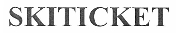 skiticket