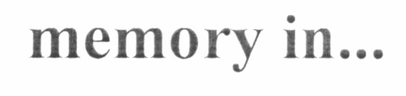memory in...