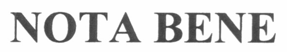 nota bene