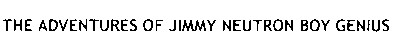 the adventures of jimmy neutron boy genius