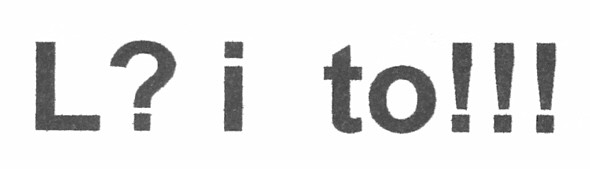 l? i to!!!