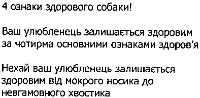 нехай ваш улюбленець залишається здоровим від мокрого носика до невгамовного хвостика