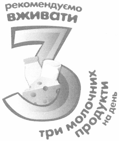 три молочних продукти на день