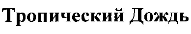 тропический дождь