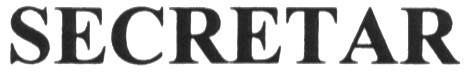secretar