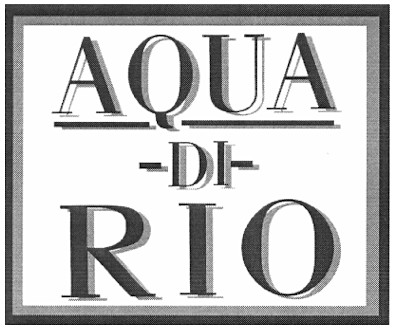 aqua di rio