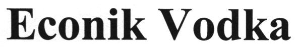 econik vodka