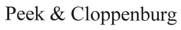 peek & cloppenburg