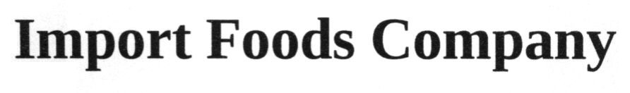 import foods company