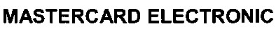 mastercard electronic