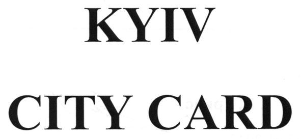city card