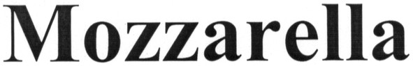 mozzarella