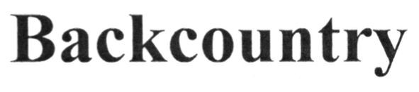 backcountry
