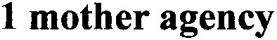 1 mother agency
