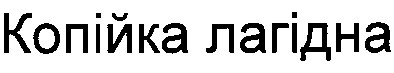 копійка лагідна
