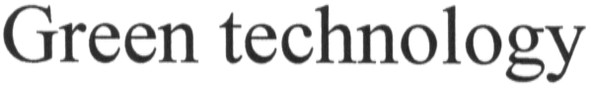 green technology