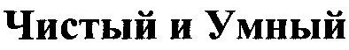 чистый и умный