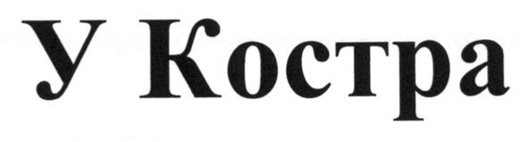 у костра