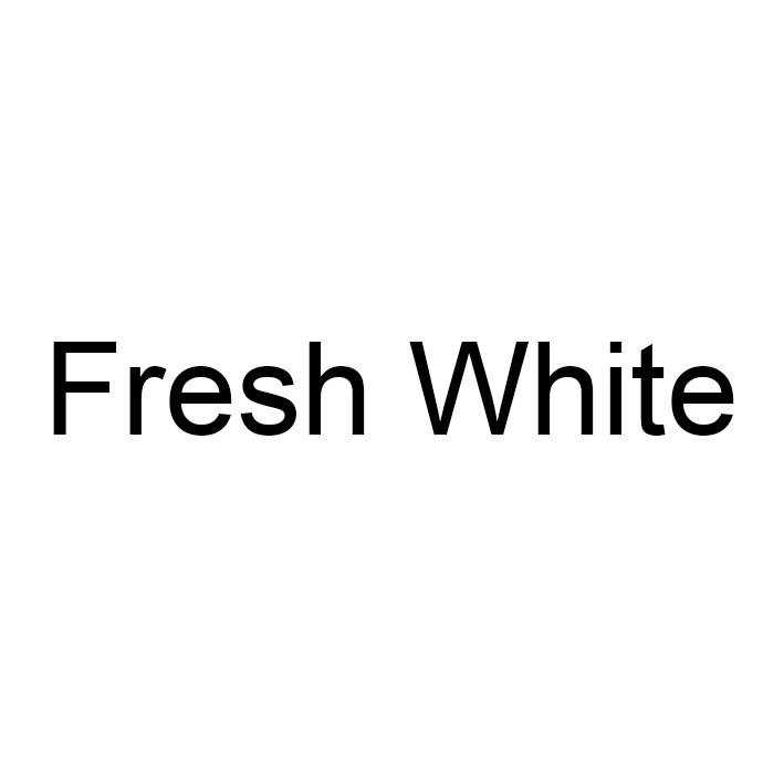 fresh white