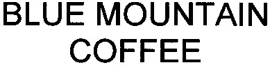 blue mountain coffee