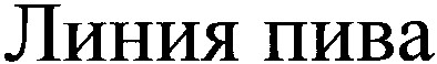 линия пива